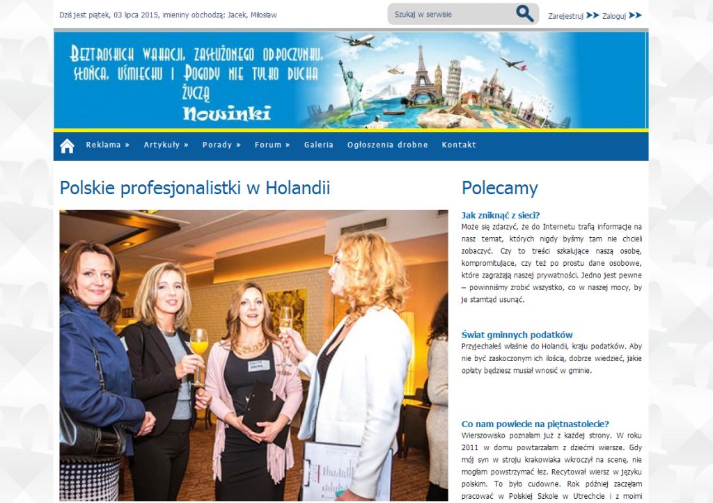 Nowinki.nl - Wywiad - Monika Boomgaard