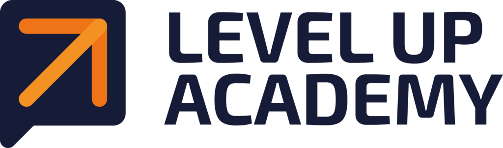 Logo Level Up Academy - kolor